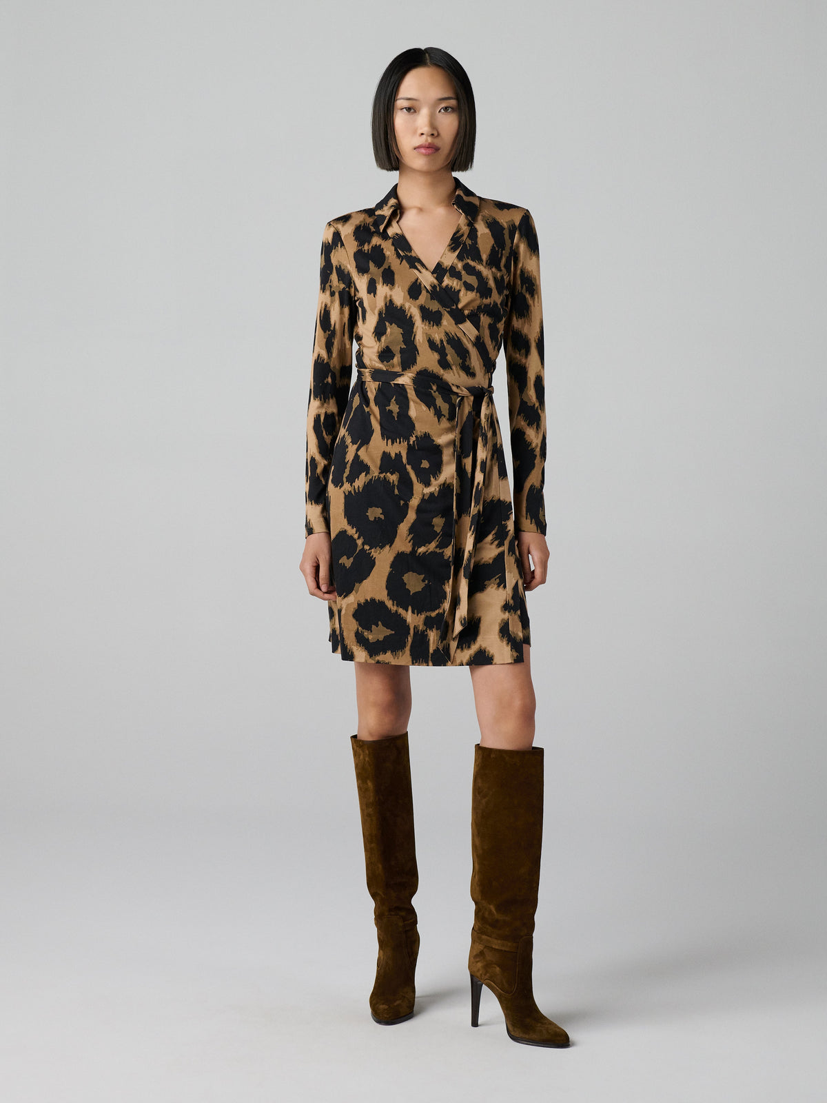 Jeanne Silk Jersey Wrap Dress