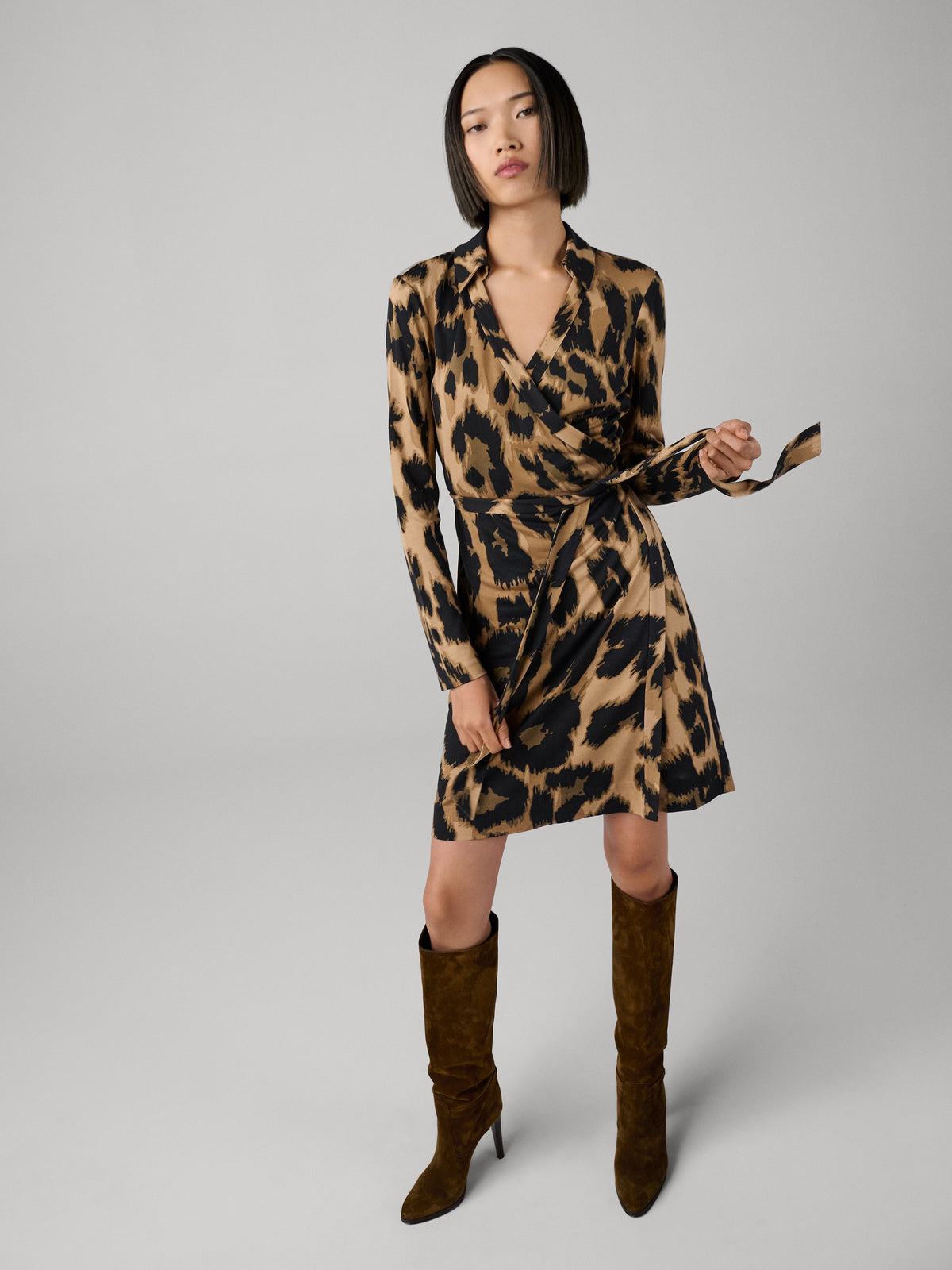 Jeanne Silk Jersey Wrap Dress