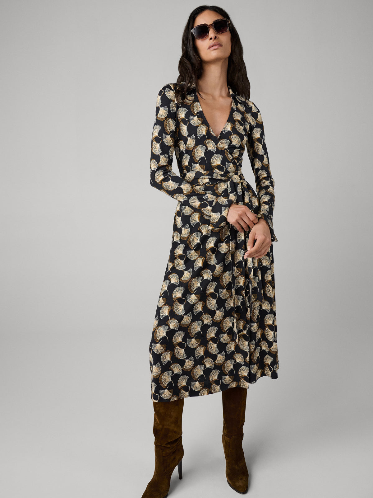 Antonia Silk Jersey Wrap Dress