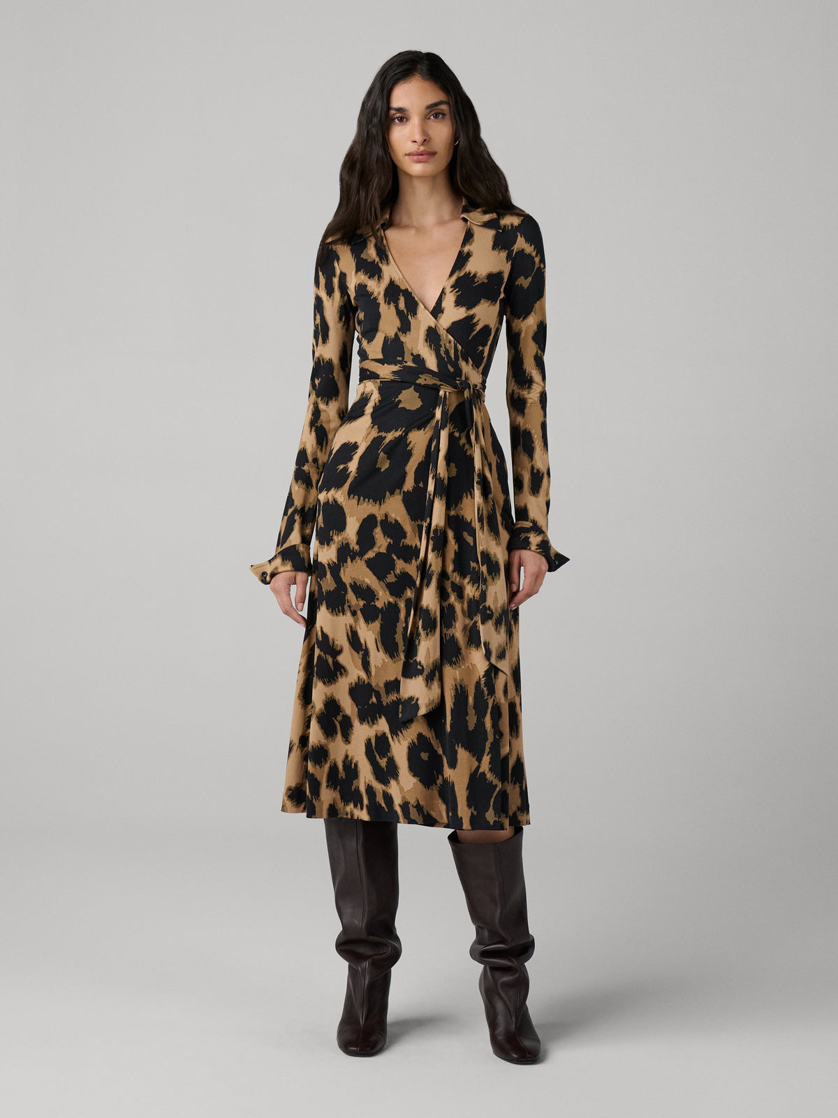Antonia Silk Jersey Wrap Dress