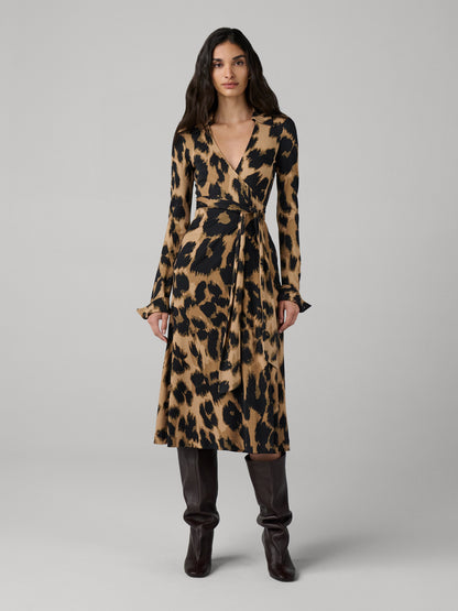 Antonia Silk Jersey Wrap Dress