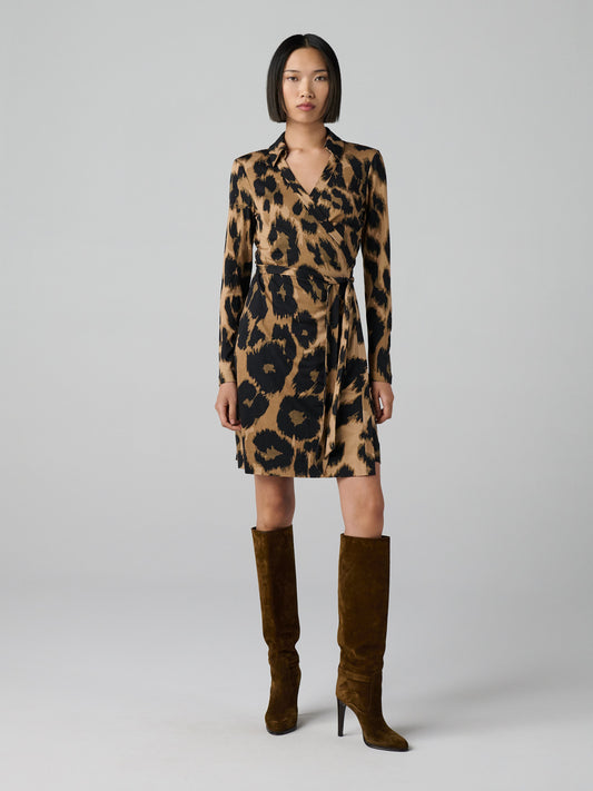 Jeanne Silk Jersey Wrap Dress